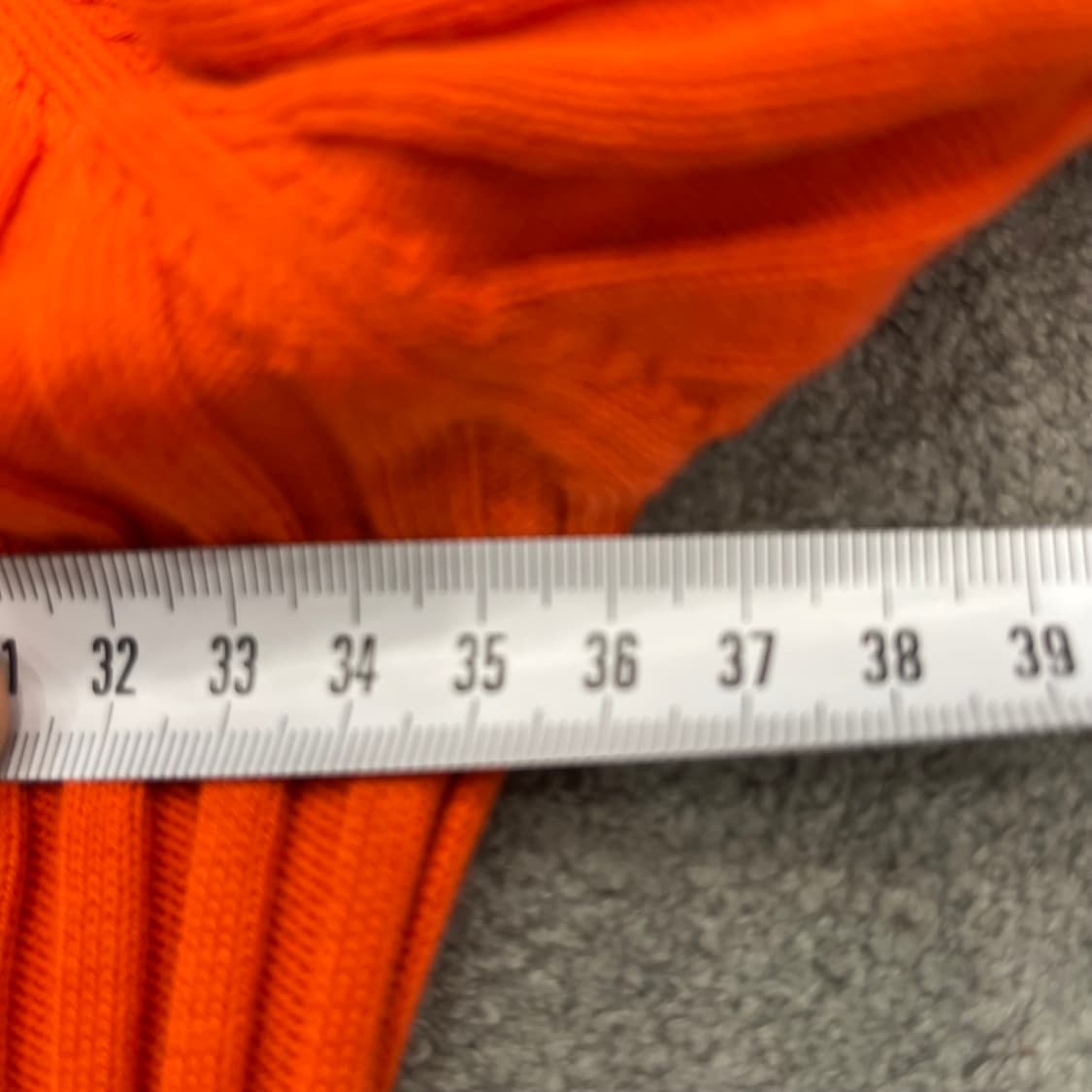 90 AJ Armani Jeans 오렌지색 니트 가디건 상품이미지8