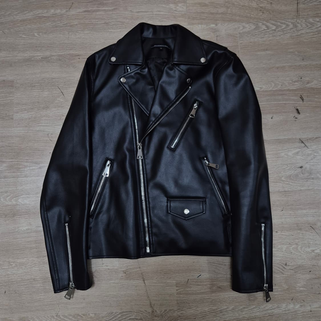 Y-BRAND 와이브랜드 레더 더블 라이더 가죽자켓 L(100) 상품이미지1