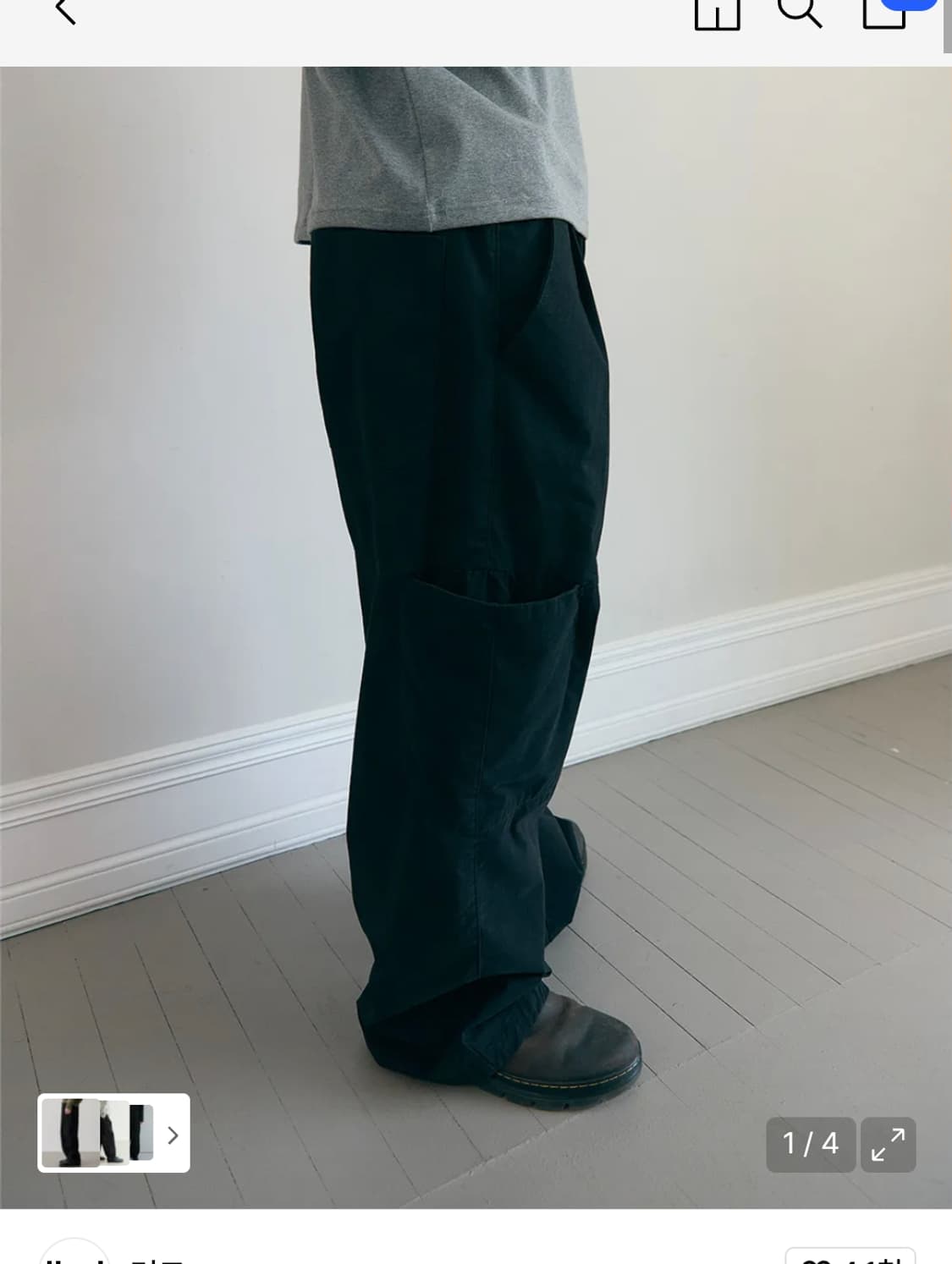 llud 러드 사이드 포켓 팬츠 M 상품이미지1