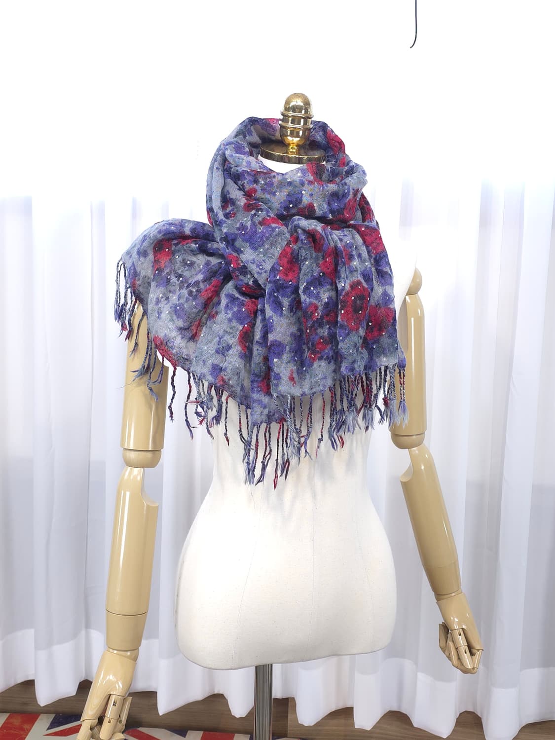 Glen Prince 울100% 4계절 머플러 상품이미지3