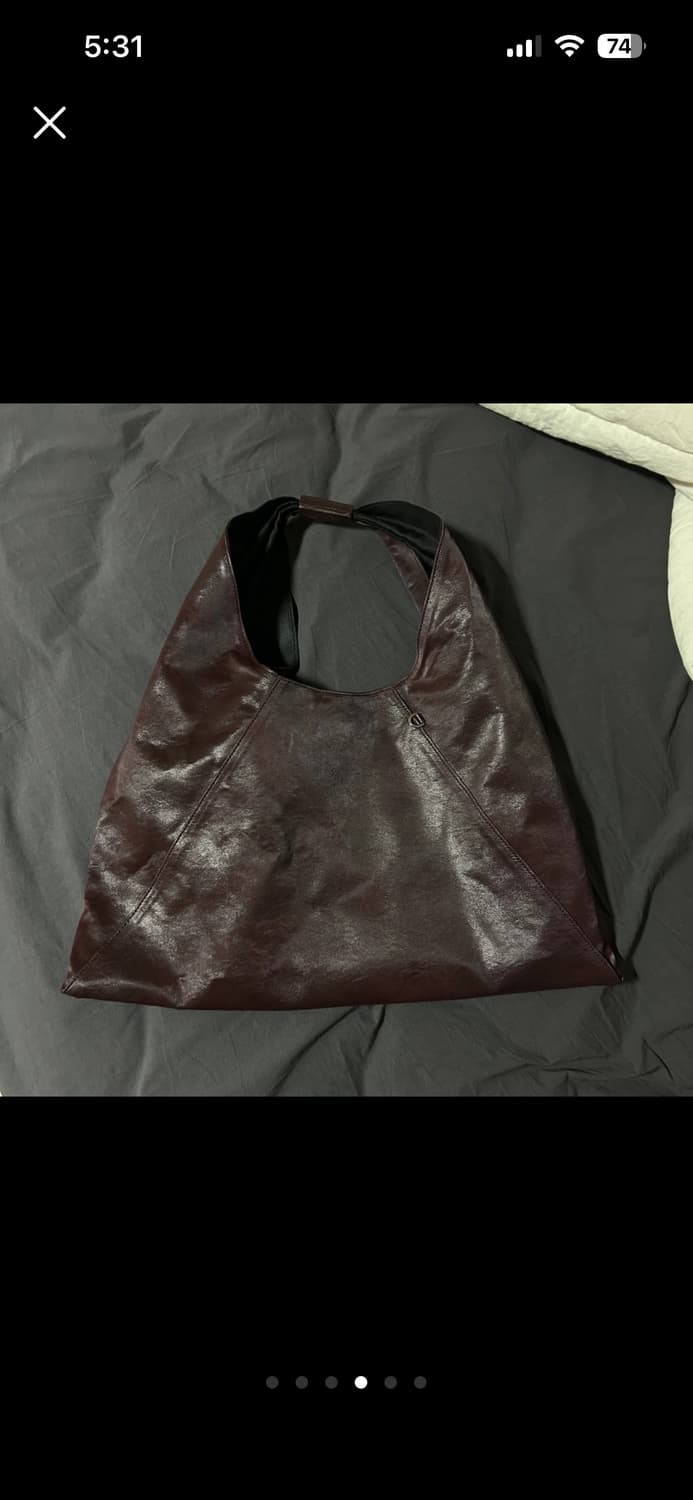 샌드뮤지엄 MANTA HOBO BAG [Burgundy] 상품이미지1