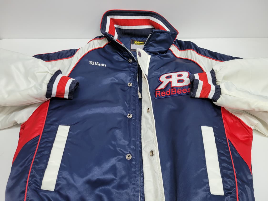 Wilson 윌슨 누빔 내피 야구 점퍼 / 남 105 네이비 
 상품이미지4