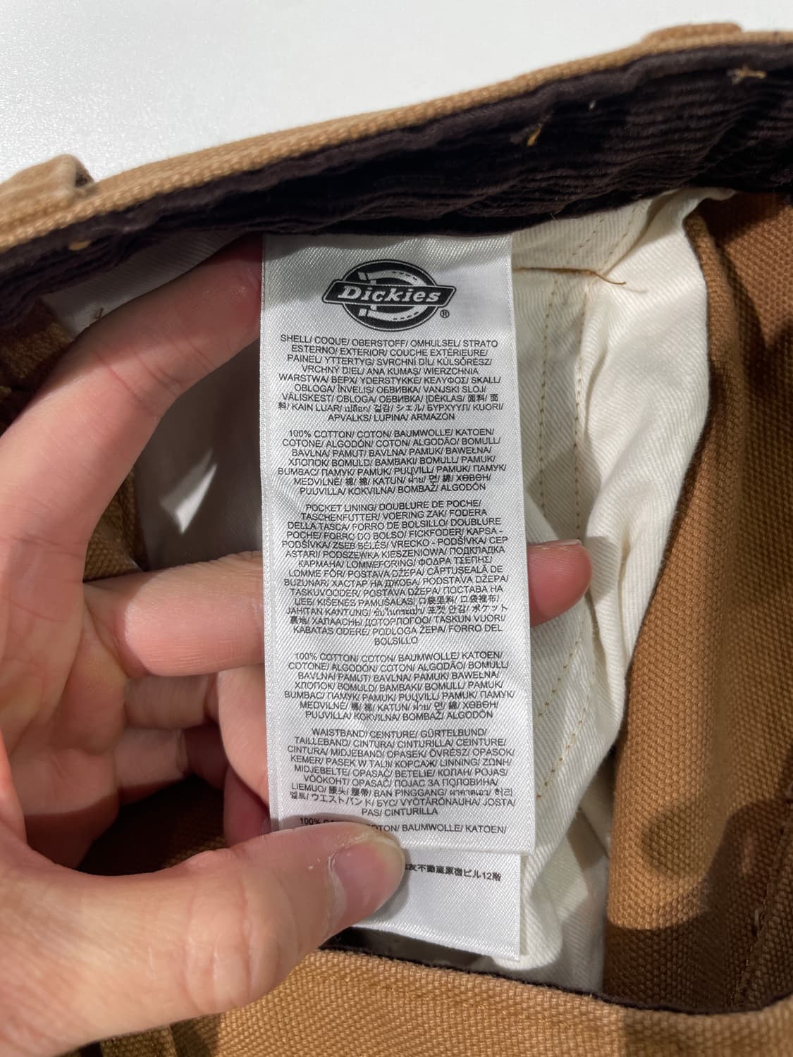 디키즈 브라운 덕 캔버스 유틸리티 팬츠 상품이미지8