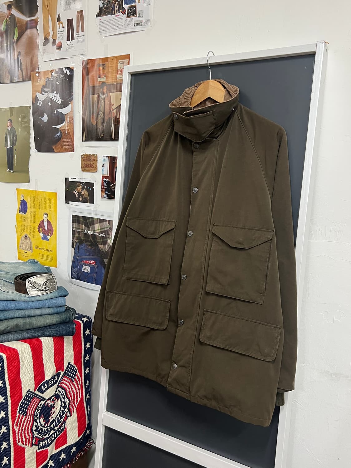 Frizm Works 프리즘웍스 헤리티지 올리브 헌팅 자켓 상품이미지3