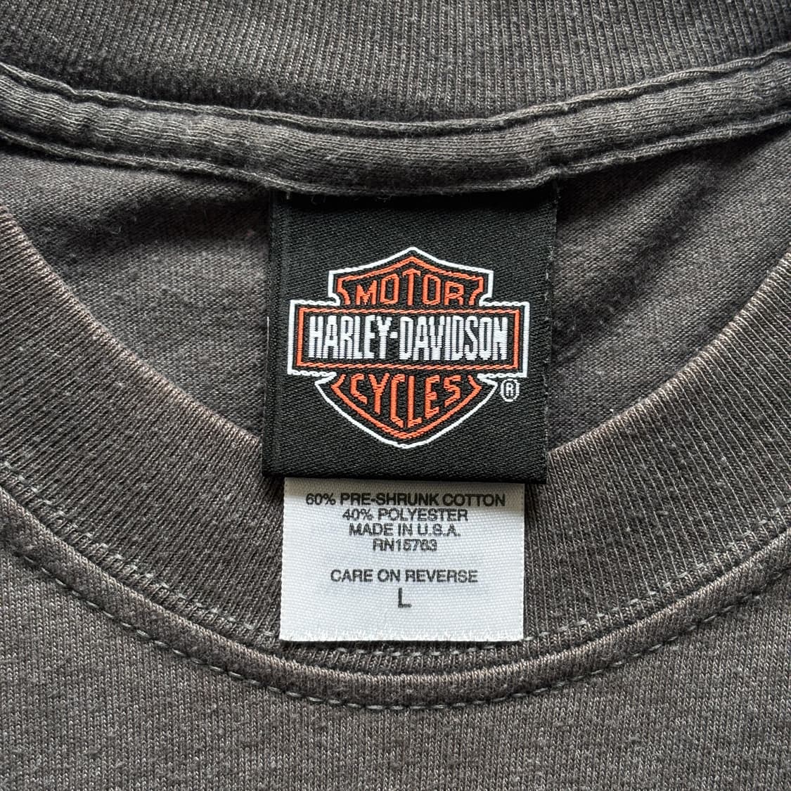 빈티지 할리데이비슨 플레임 롱슬리브 티셔츠 상품이미지6