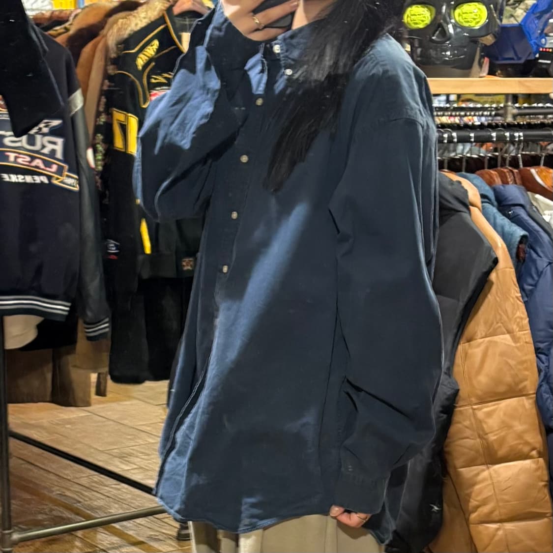 [HI] Polo 폴로 랄프로렌 긴팔셔츠 네이비 상품이미지3