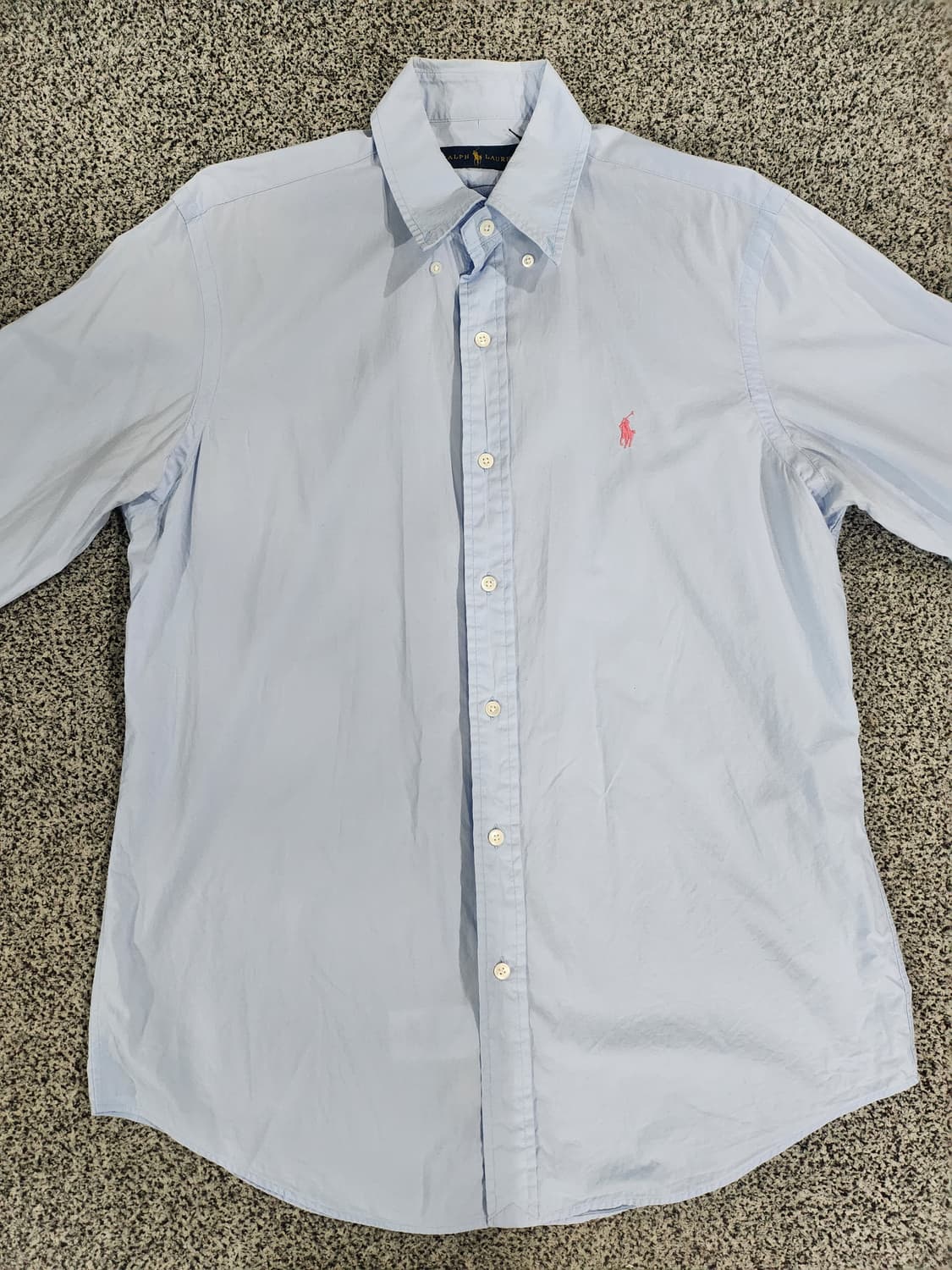 **폴로 랄프로렌 라이트 블루 셔츠(175/96)M 상품이미지2