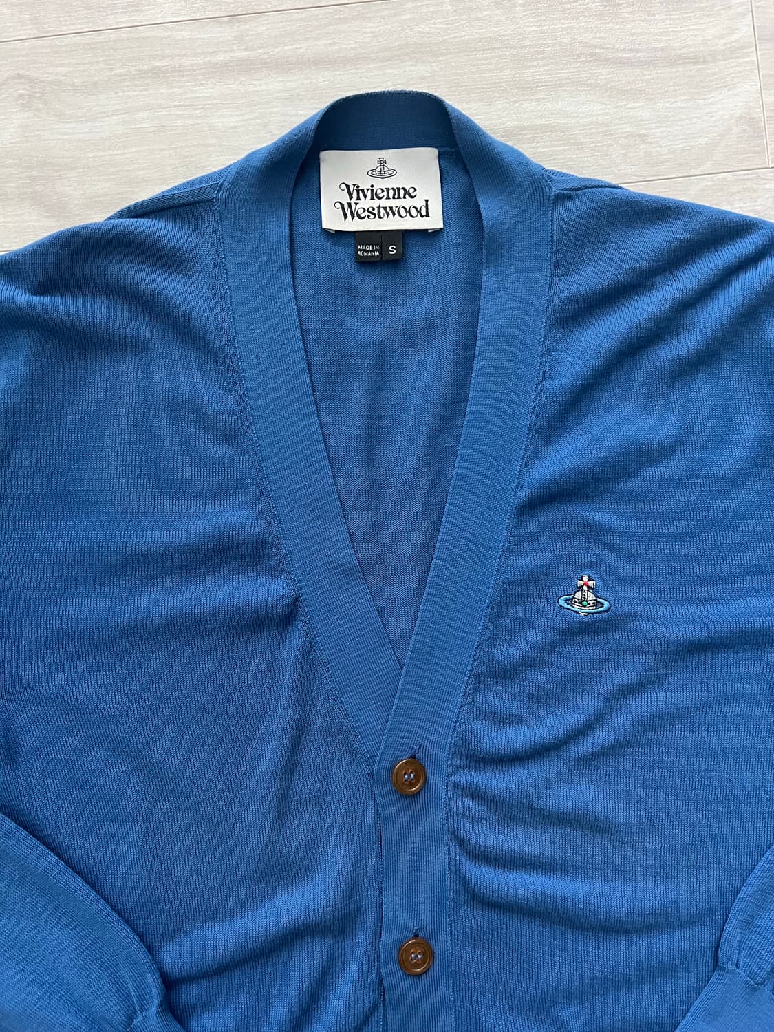 [S] 비비안웨스트우드 가디건 블루 상품이미지1