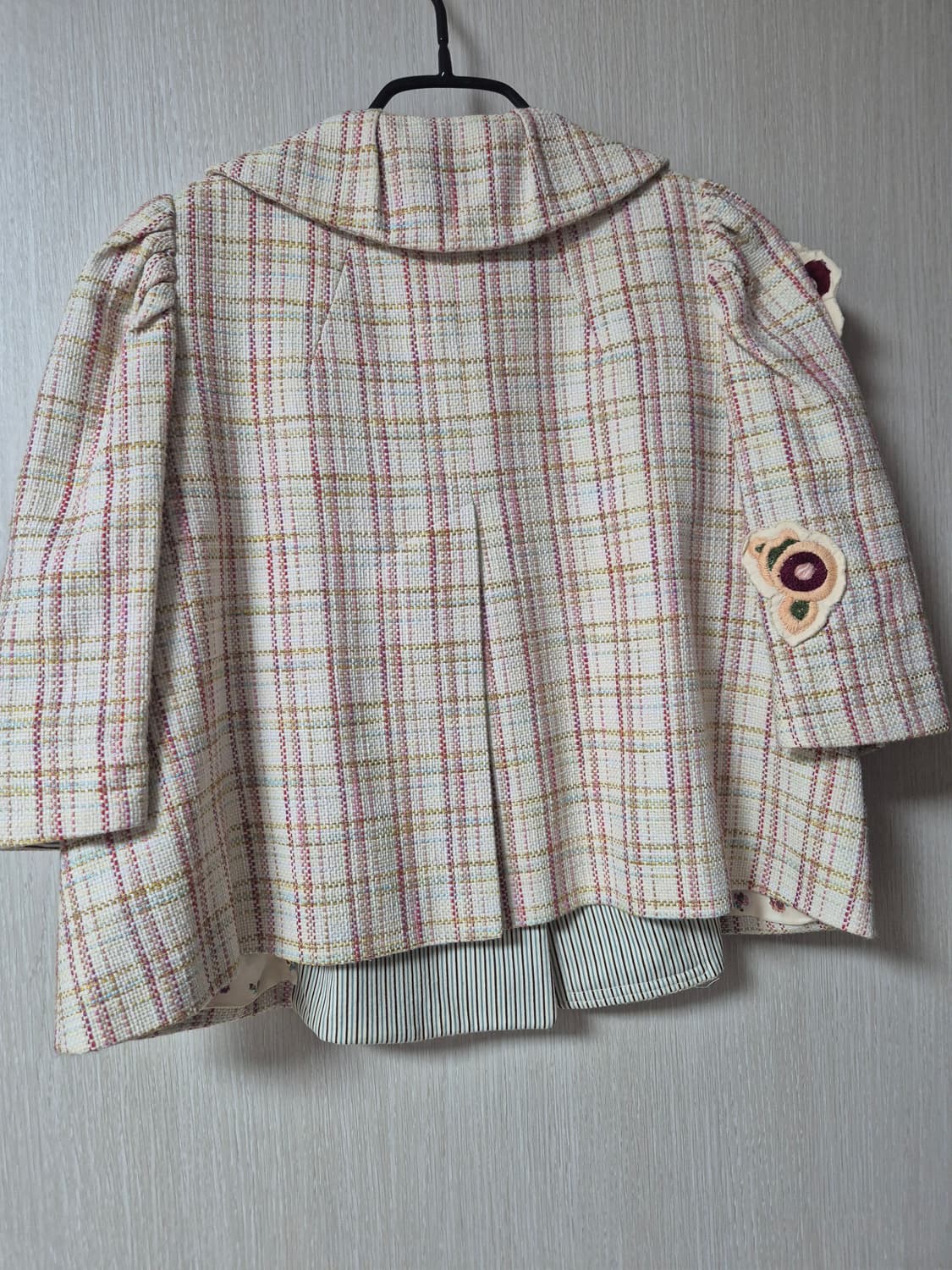 (정품) 겐죠 겐조 플라워 패치 라운드넥 자켓 36 상품이미지3