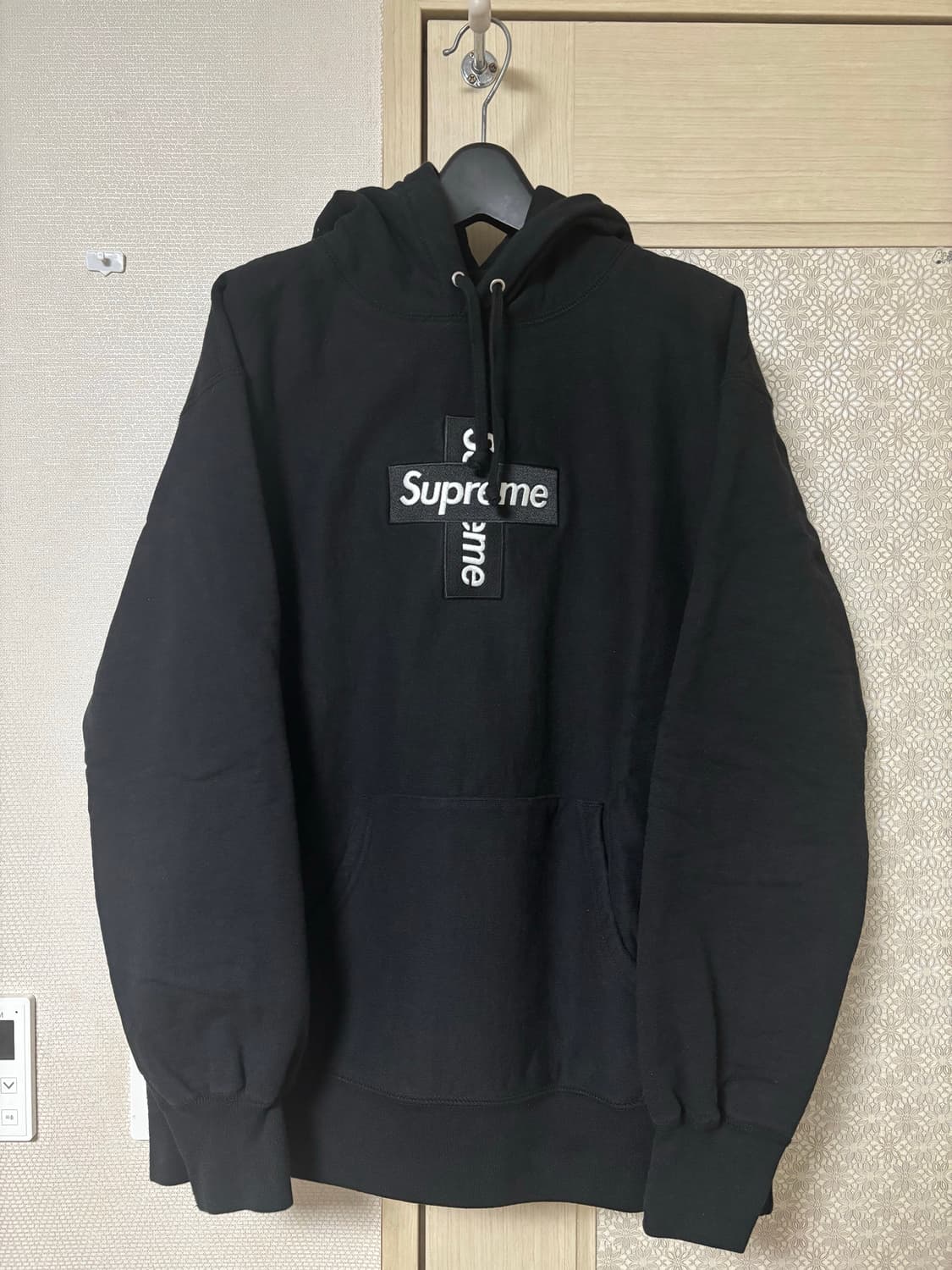 슈프림 크로스 박스로고 후드 M 상품이미지1