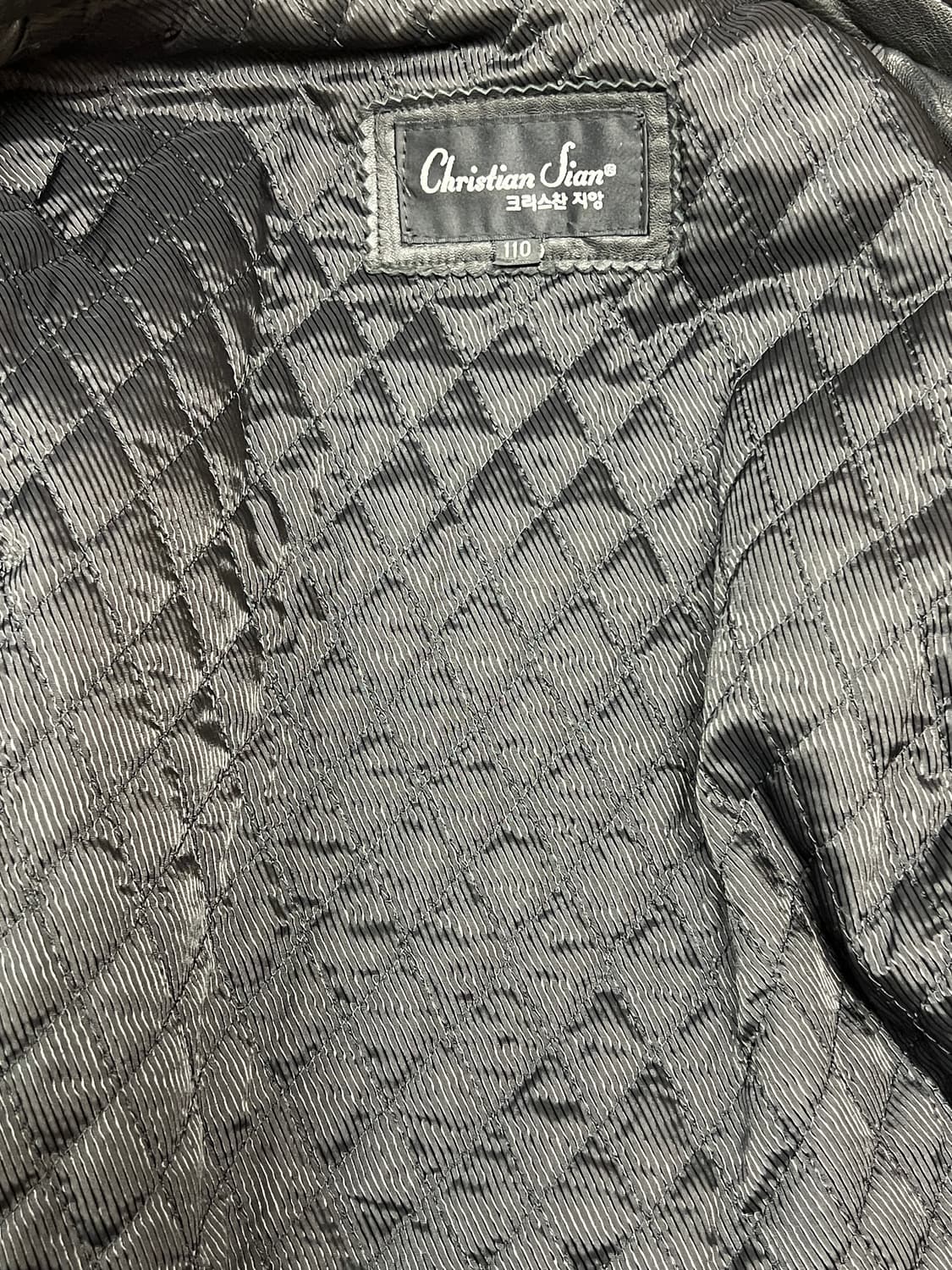 [110] 크리스찬 지앙 양가죽 싱글 가죽자켓 상품이미지7