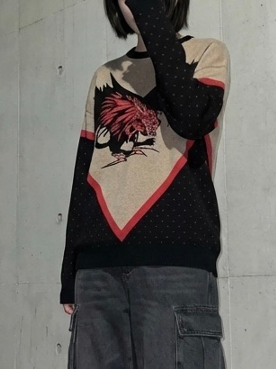 지방시 그래픽 니트 스웨터 상품이미지1