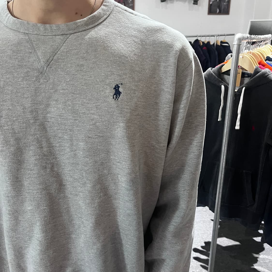 폴로 랄프로렌 그레이 맨투맨 상품이미지6