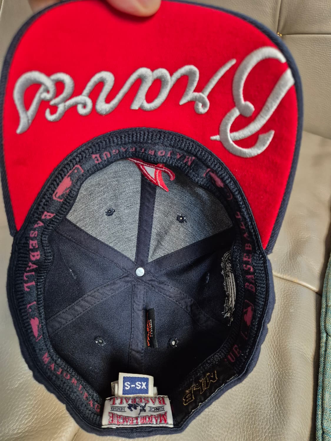 MLB 애틀랜타 브레이브스 모자 여자 S ~ M 상품이미지4