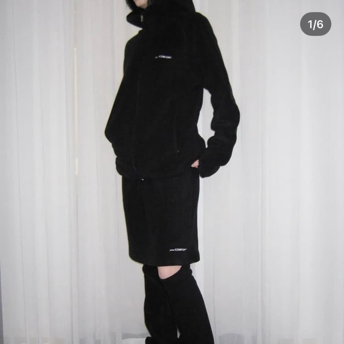 [~3/14 할인] 지초이 컴포트 24-006 플리스 후드 집업 상품이미지1