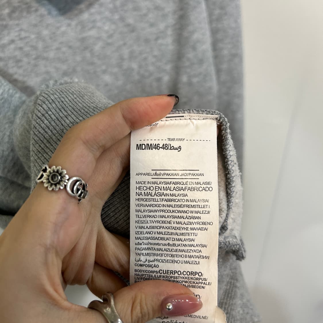 언더아머 남성 기모 후드티 M 상품이미지4