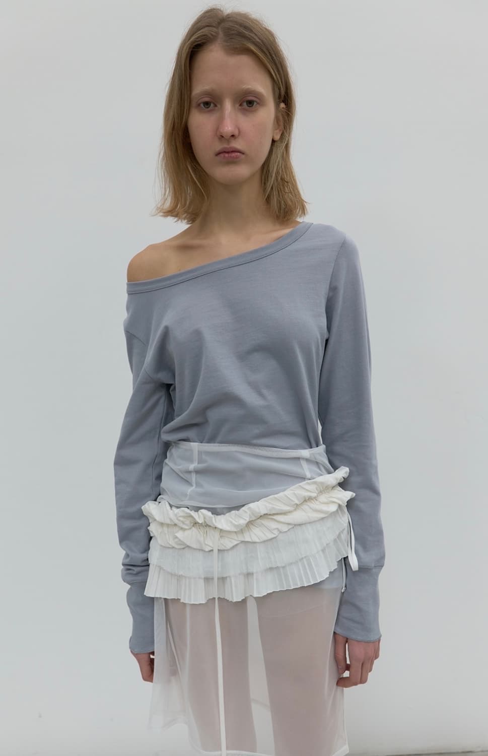 nothingeverything layered skirt 상품이미지1