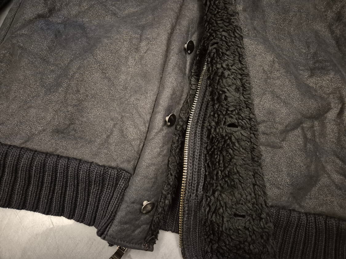 00s 알마니익스체인지 쉐르파 니트 짚업 상품이미지5