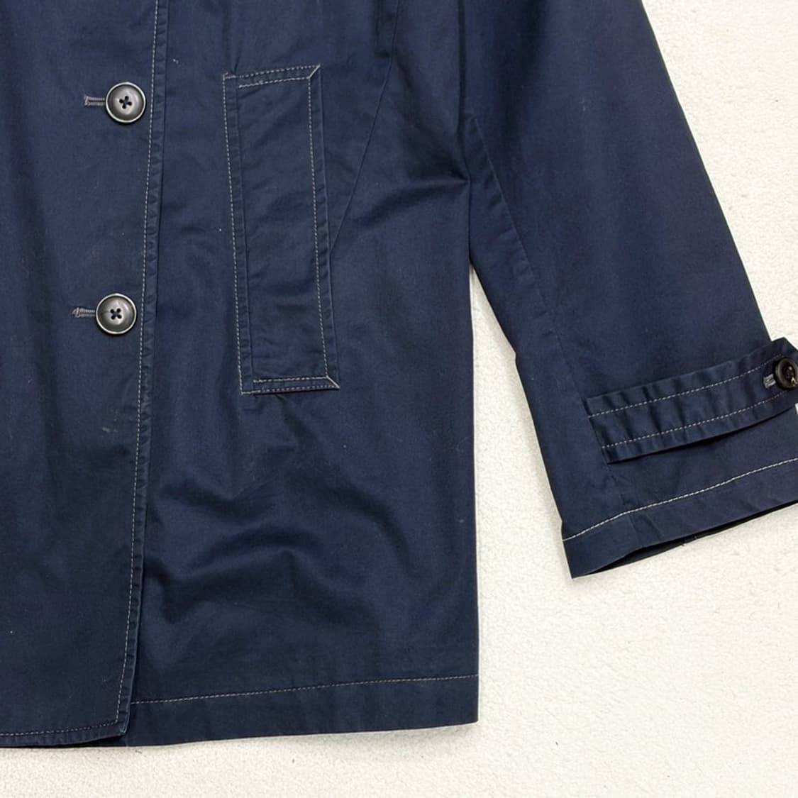 POLO 코튼 더블 브레스티드 코트 M 상품이미지2