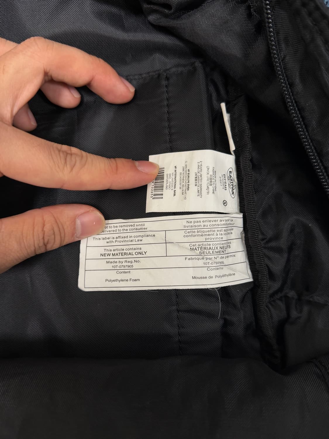 라프시몬스 이스트팩 루프링 백팩 상품이미지3