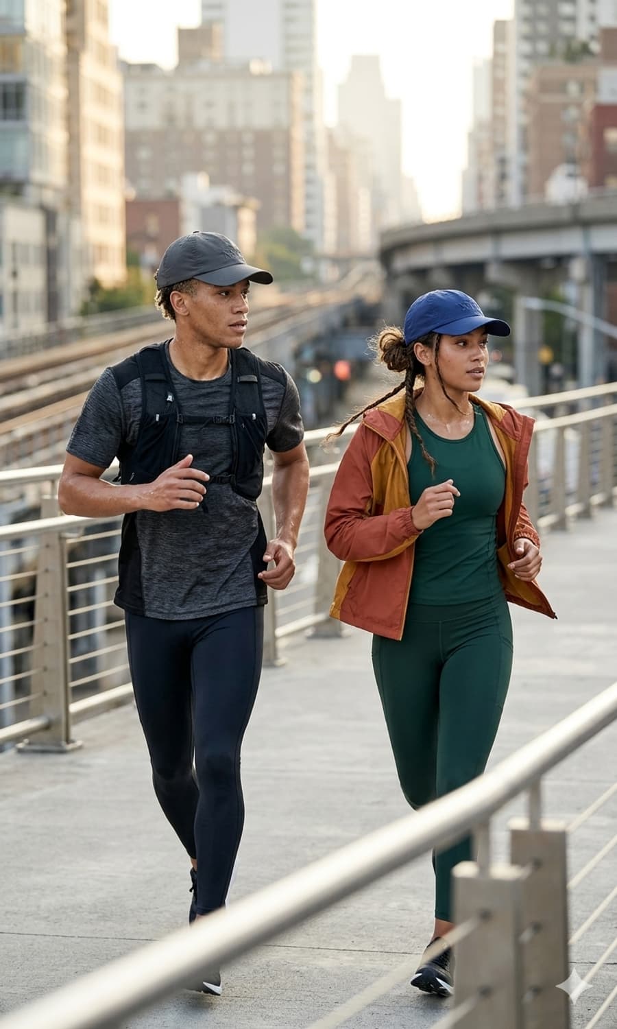 (새상품) 나일론 러닝 볼캡 2개 일괄 상품이미지3