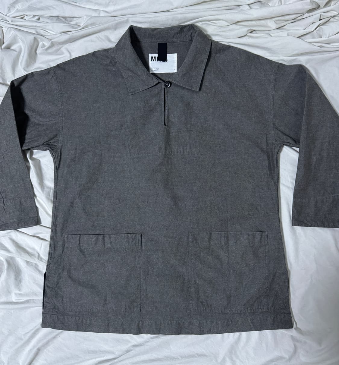 마가렛호웰 mhl 멜란지 코튼 샴브레이 셔츠 상품이미지4