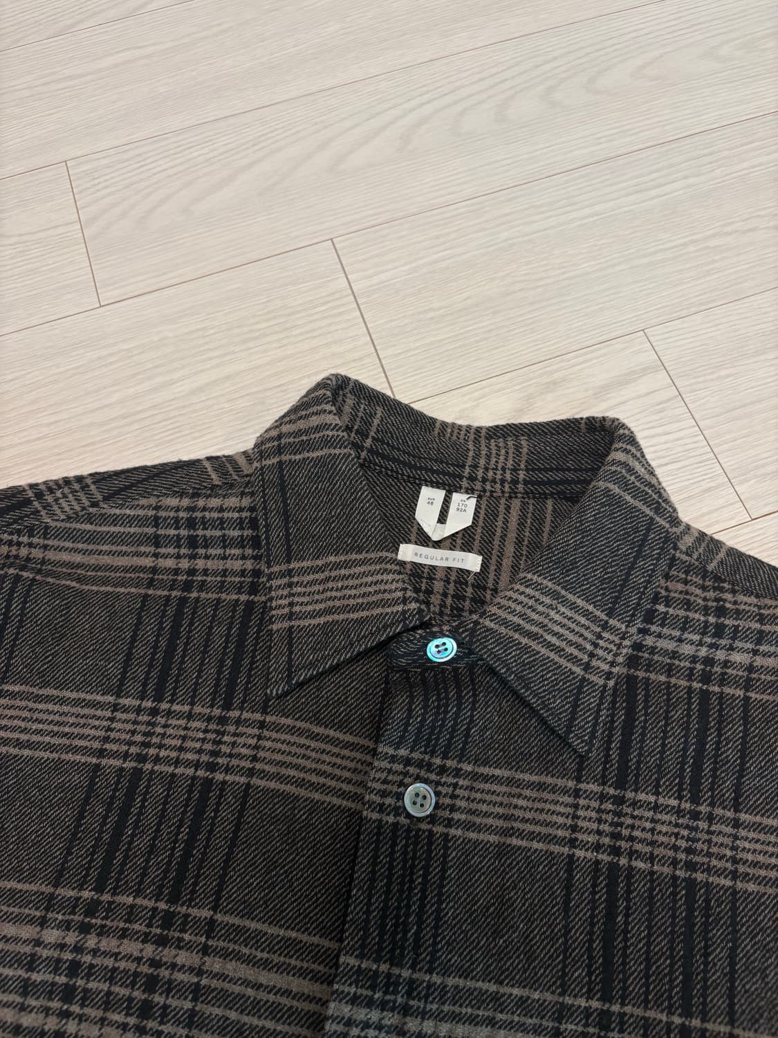 아르켓 체크 셔츠 46사이즈(100) 상품이미지1