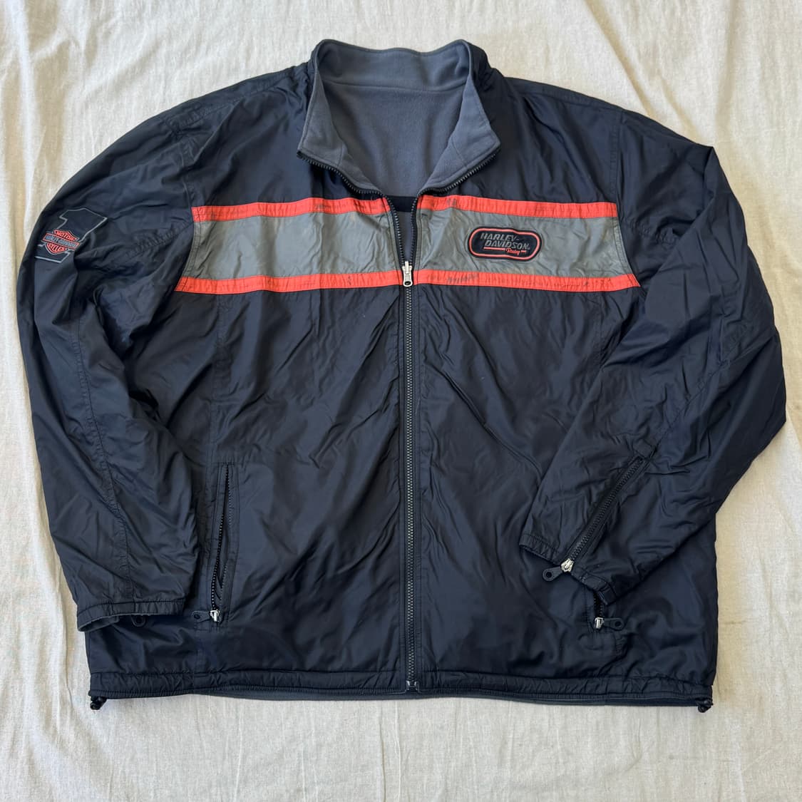 할리데이비슨 빈티지 리버시블 양면 자켓 3XL(105) 상품이미지1