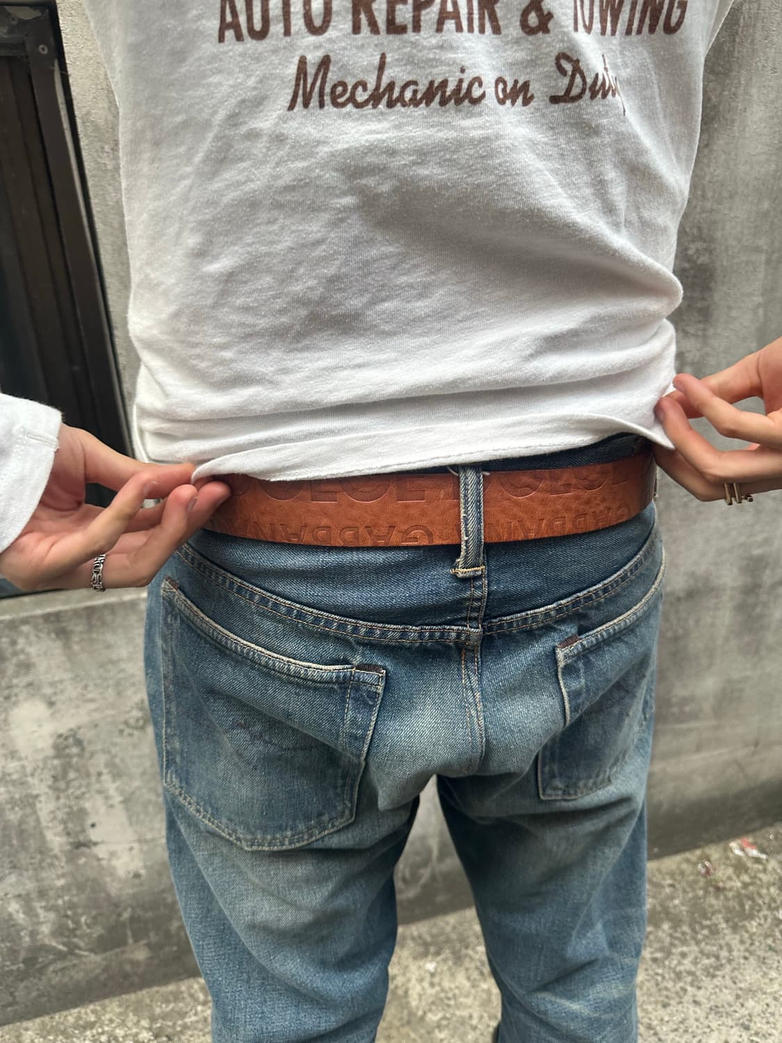 돌체앤가바나 레더 벨트 상품이미지3