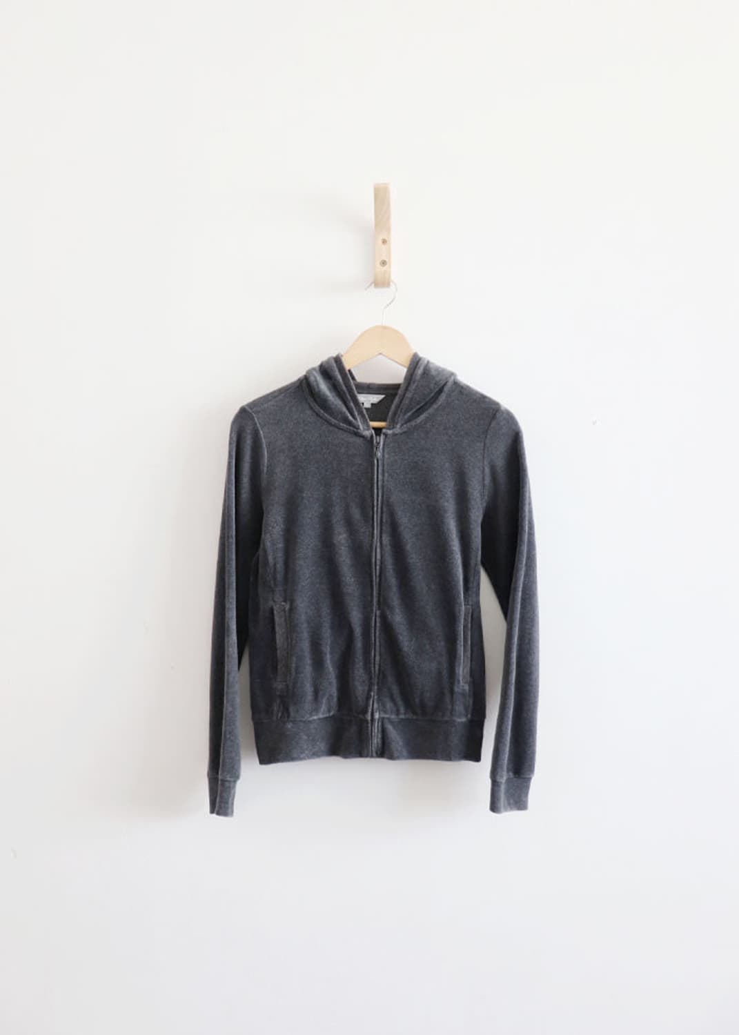 Velour parka uniqlo hood zip up 상품이미지1