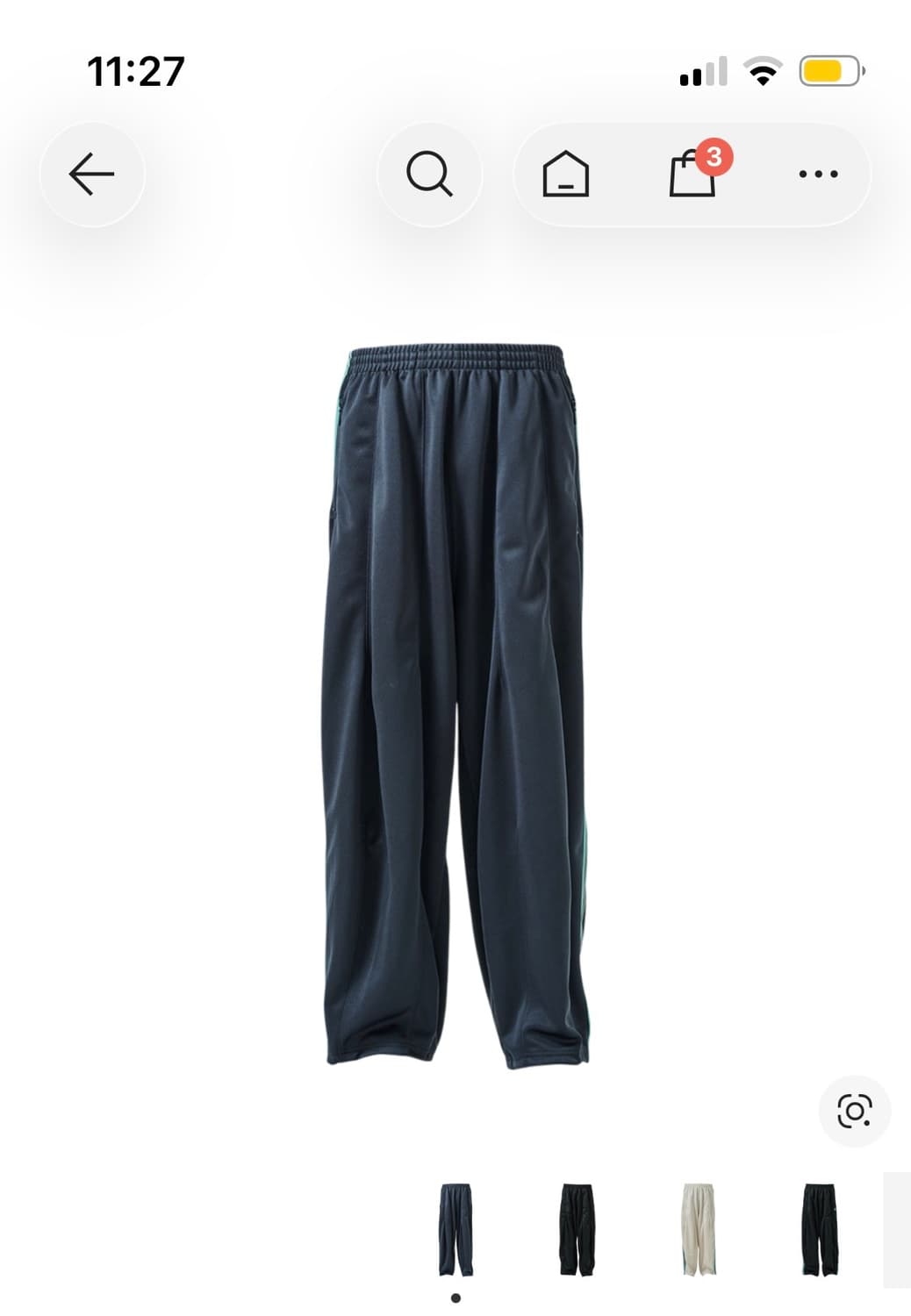 니들스 스튜디오스 hd 트랙팬츠 s 네이비 상품이미지2