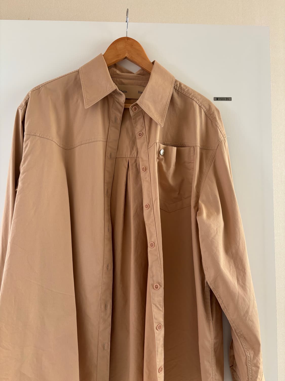 마뗑킴 웨스턴 디테일 셔츠 베이지 상품이미지3