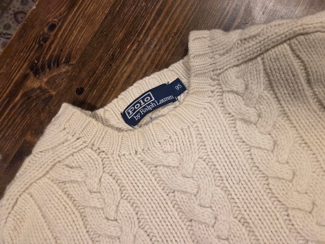 00'S 랄프로렌 케이블니트 상품이미지2