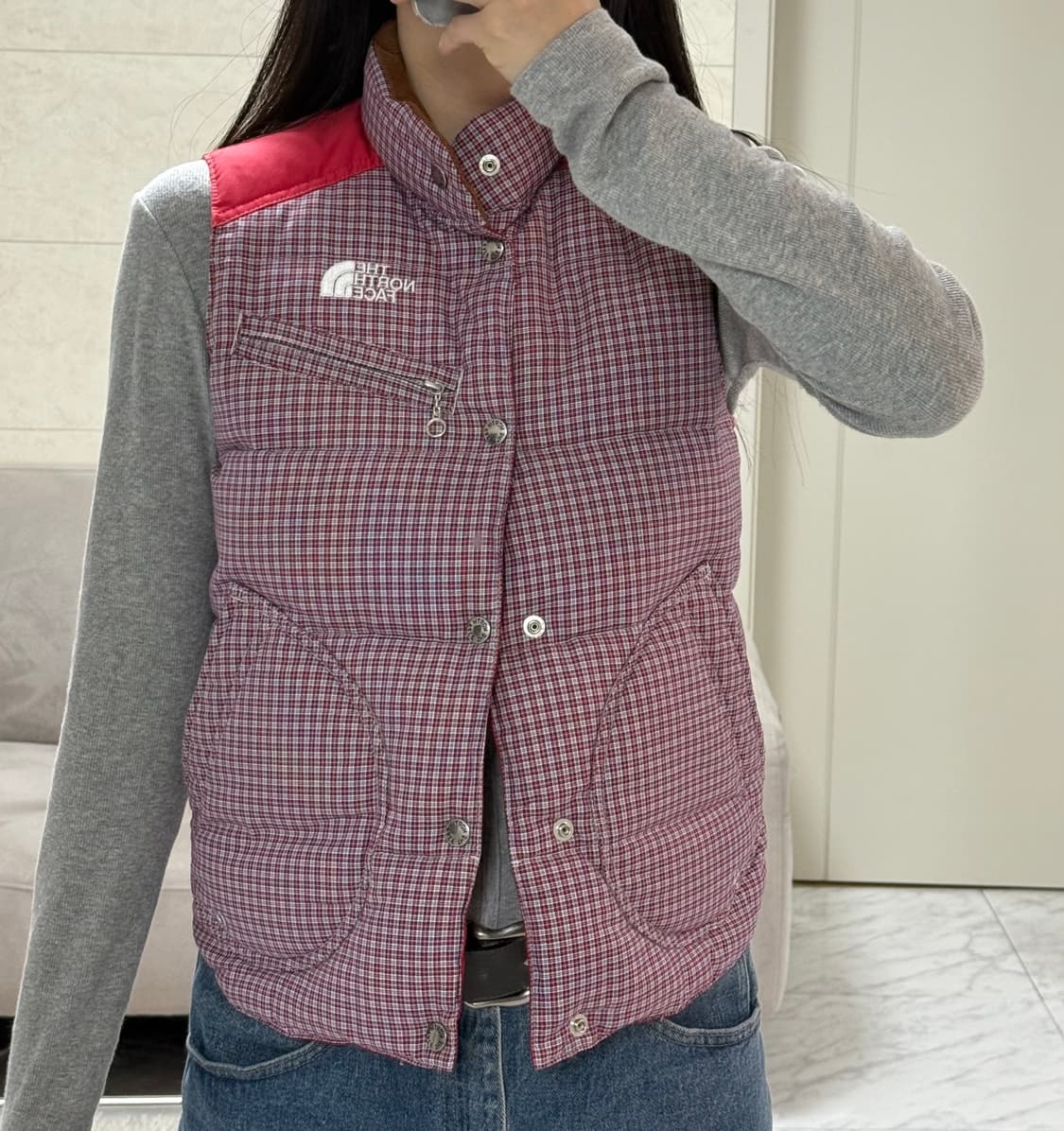 노스페이스 x꼼데가르송 조끼패딩 상품이미지10