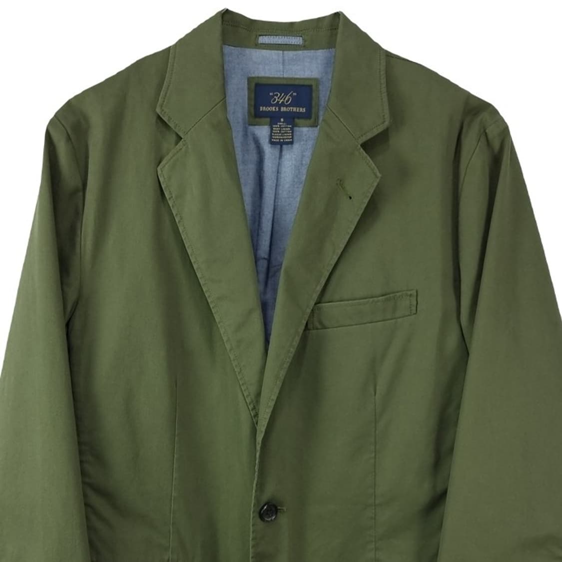 [브룩스브라더스] 빈티지 코튼 투버튼 블레이저 카키 M19929 상품이미지4
