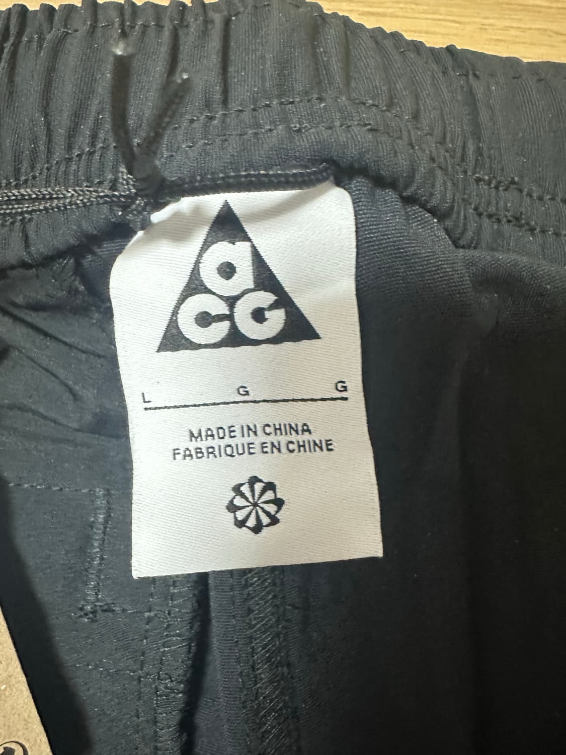 나이키 ACG UV 하이킹 팬츠 블랙 등산 백패킹 캠핑 새제품 L 상품이미지4