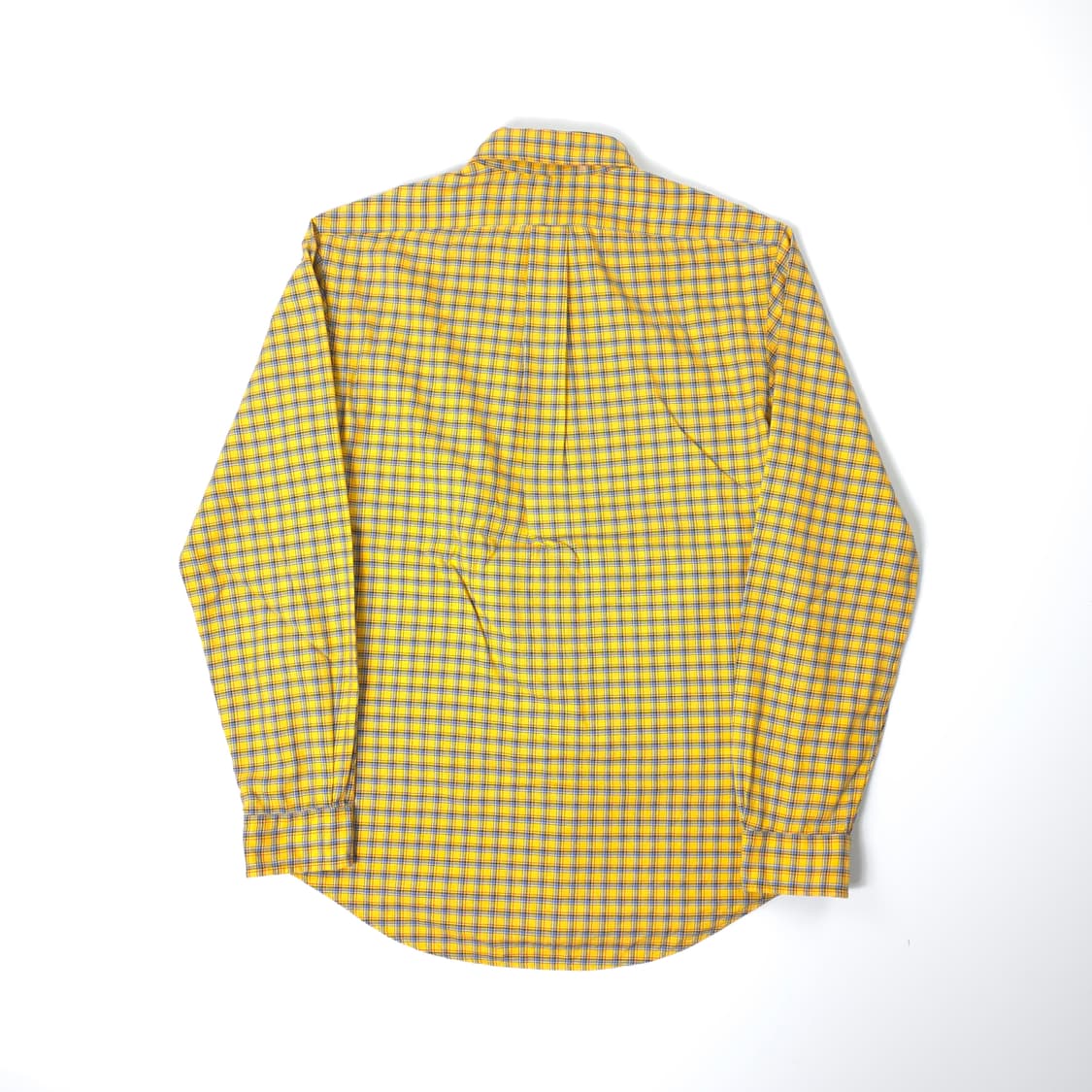 폴로 랄프로렌 커스텀핏 코튼 체크셔츠 옐로우체크 (M) 상품이미지2