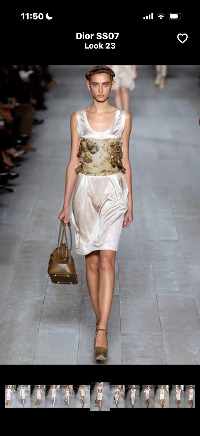 크리스챤 디올 2007AW 갈리아노 쇼피스 아머체인 쟌느백 상품이미지2