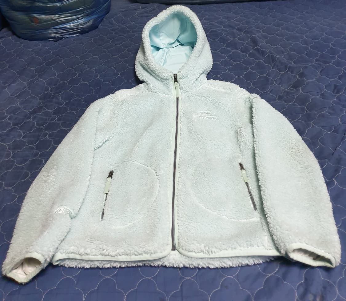 아이더 인피디움 고어텍스 뽀글이 후드집업 자켓 민트 (S) 상품이미지1