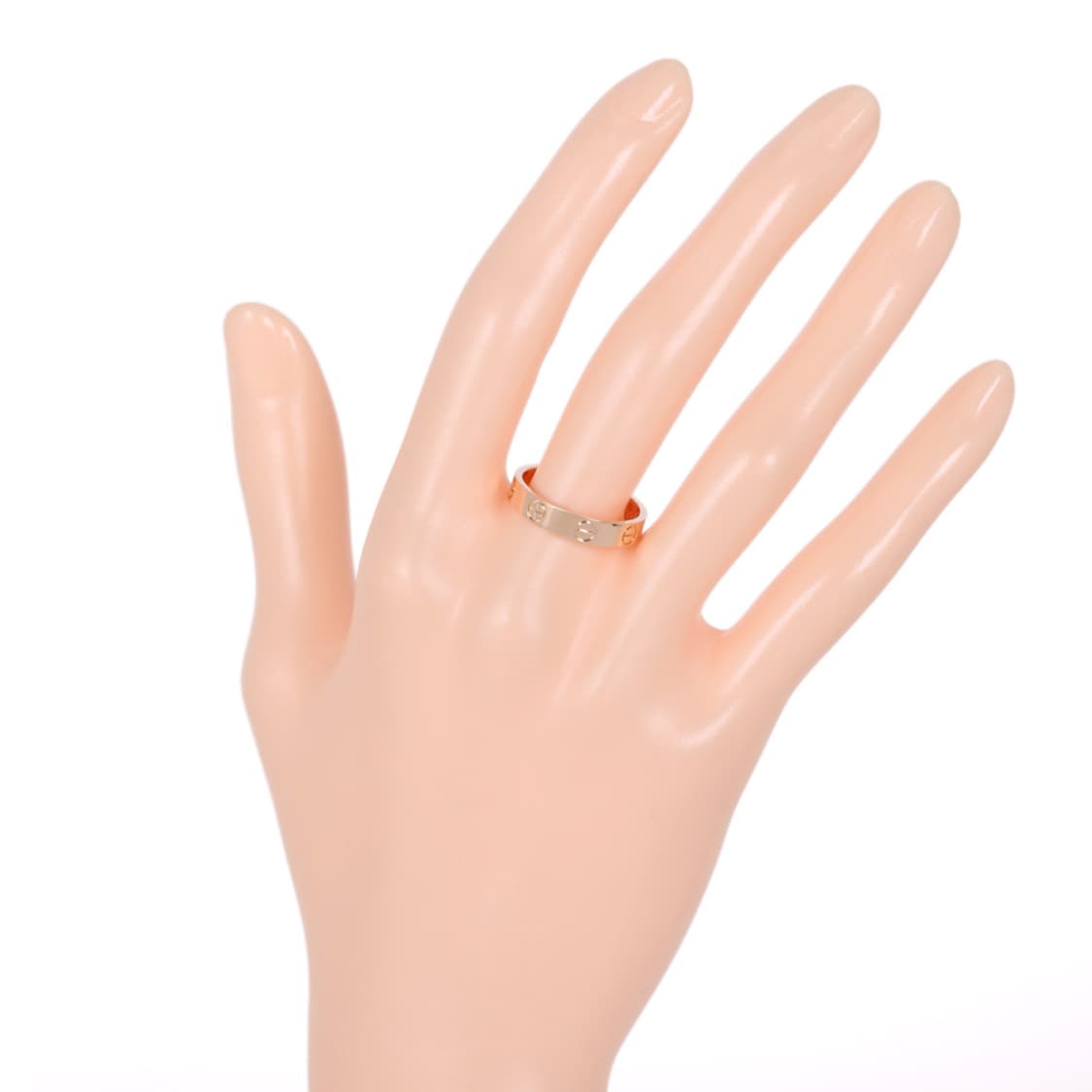 까르띠에 핑크골드 러브링 스몰 모델 18K PG 반지 50호 보증서 상품이미지4