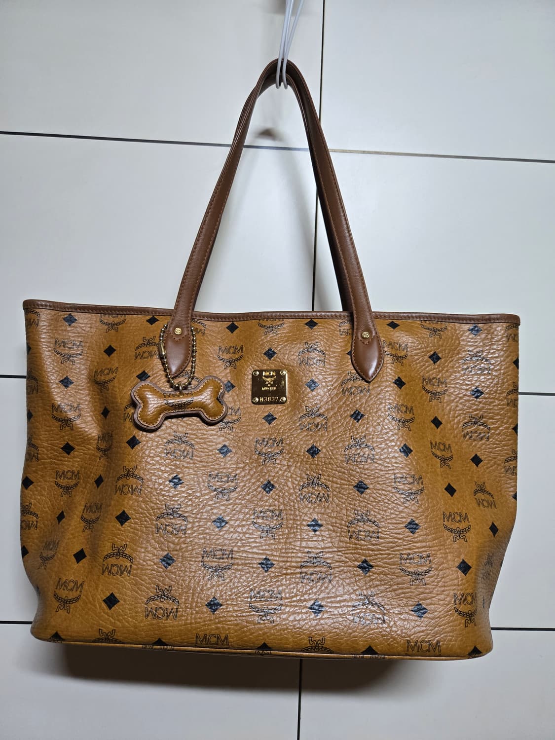 MCM 정품 비세토스 라지 쇼퍼백 숄더백 상품이미지1