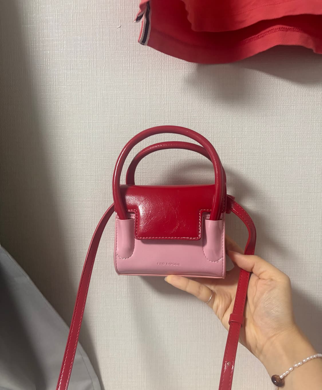 파인드카푸어 마티백 12 미니 핑크/레드 상품이미지1