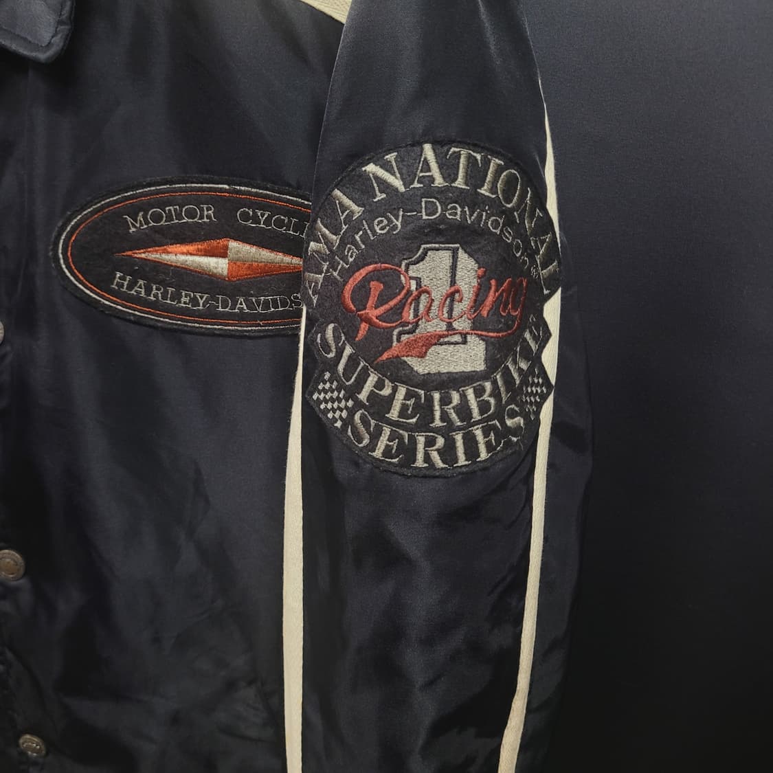 HARLEY DAVIDSON 할리데이비슨 빈티지  레이싱 자켓  상품이미지4