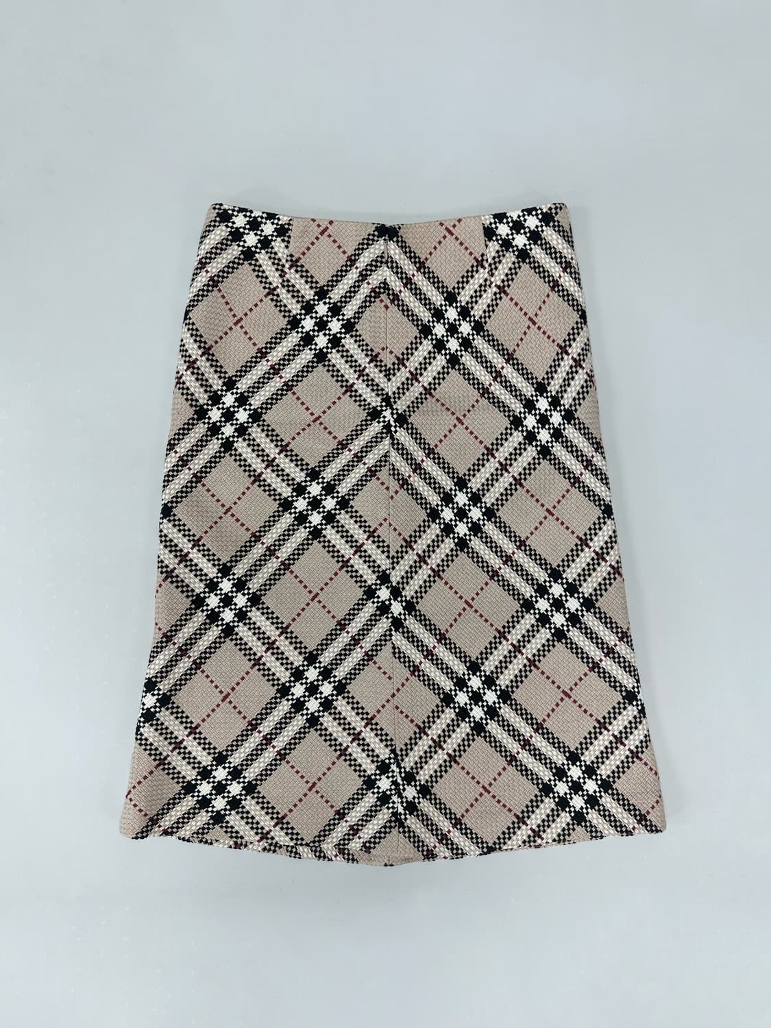 버버리 사선 체크 트위드 스커트 상품이미지5