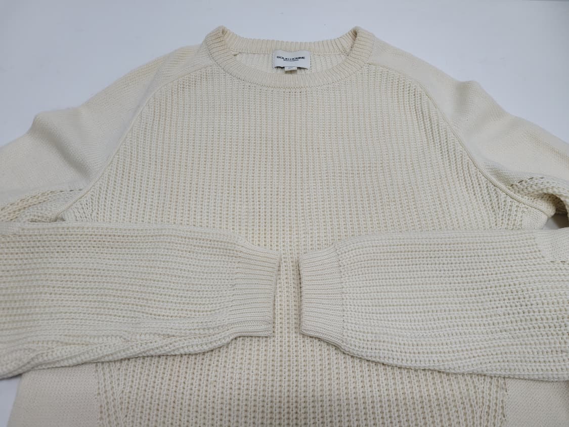 SOLID HOMME 솔리드 옴므 모 100% 니트 / 남 100 크림
 상품이미지3