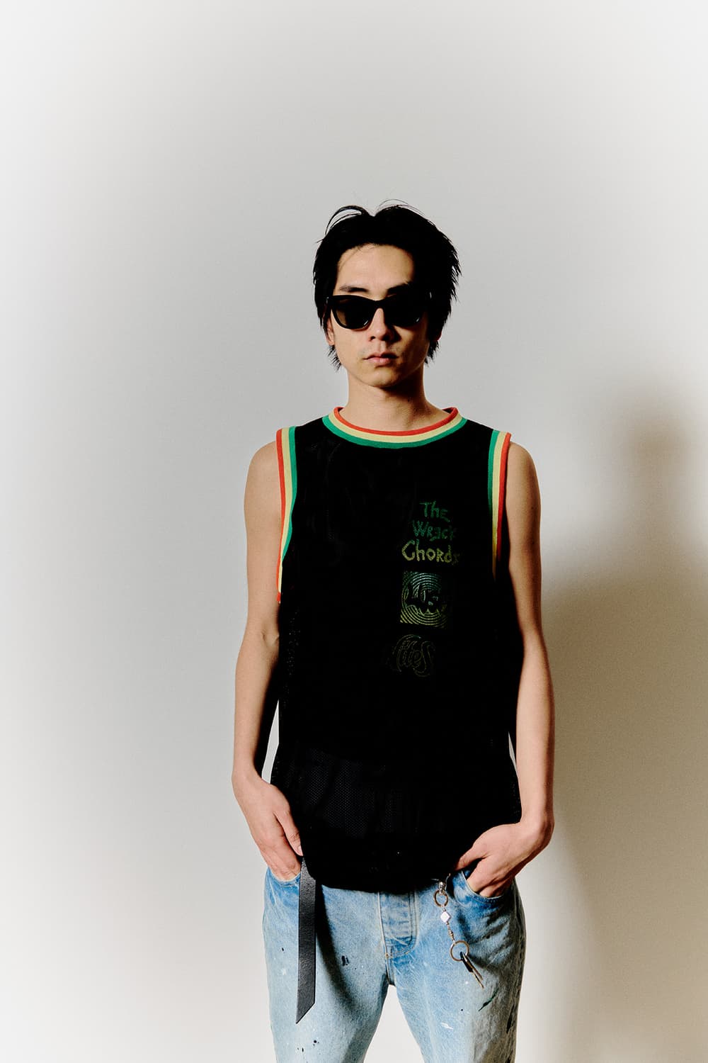 더뤡코즈 메쉬 슬리브리스 베스트 나시 블랙 2 상품이미지4