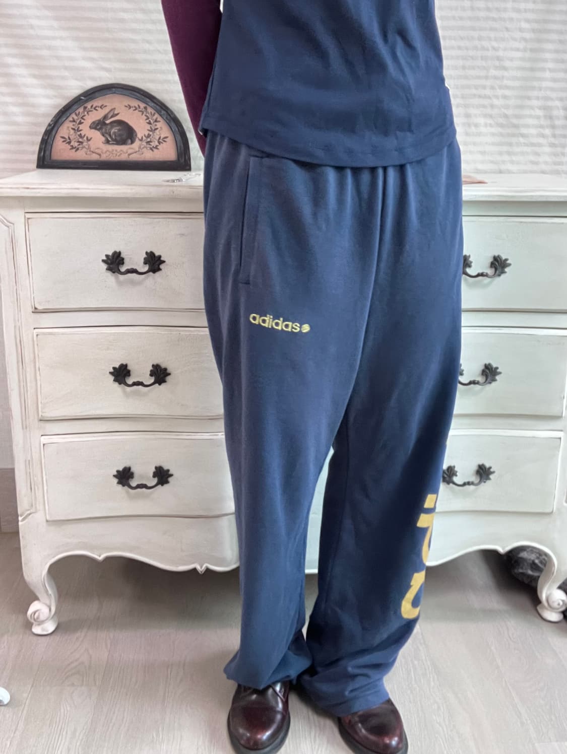 jpn vintage 아디다스 네이비 트레이닝 팬츠 y2k 스트릿 갸루  상품이미지4