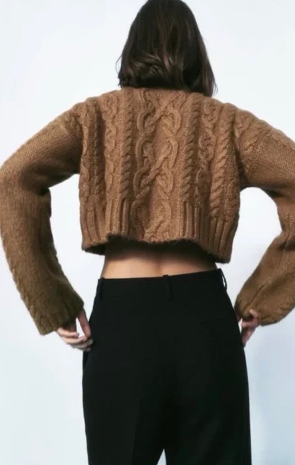 ZARA 자라 캐이블 니트 6771 002 704 상품이미지2