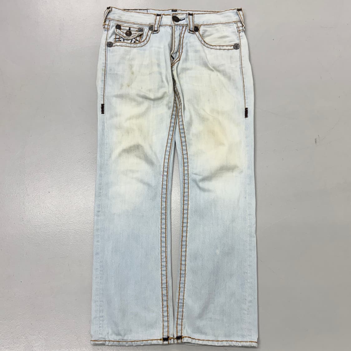 트루릴리전 Y2K 스티치 워싱 데님팬츠 상품이미지2