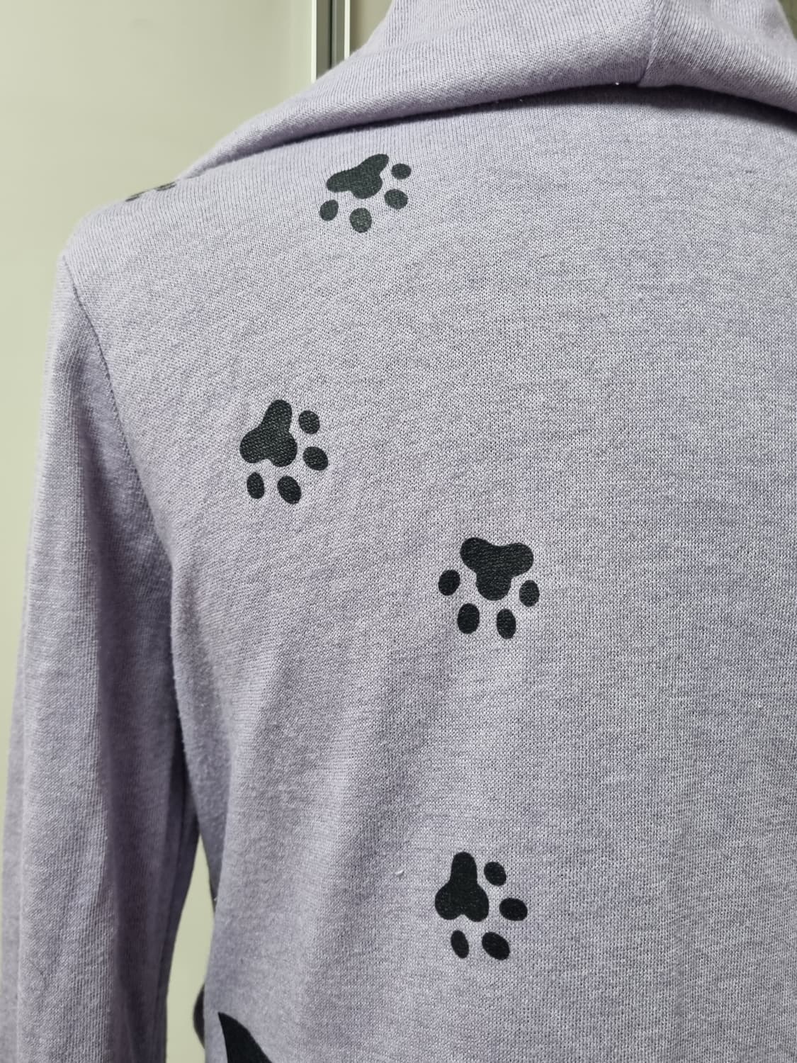 고양이 보라색 후드집업  상품이미지4